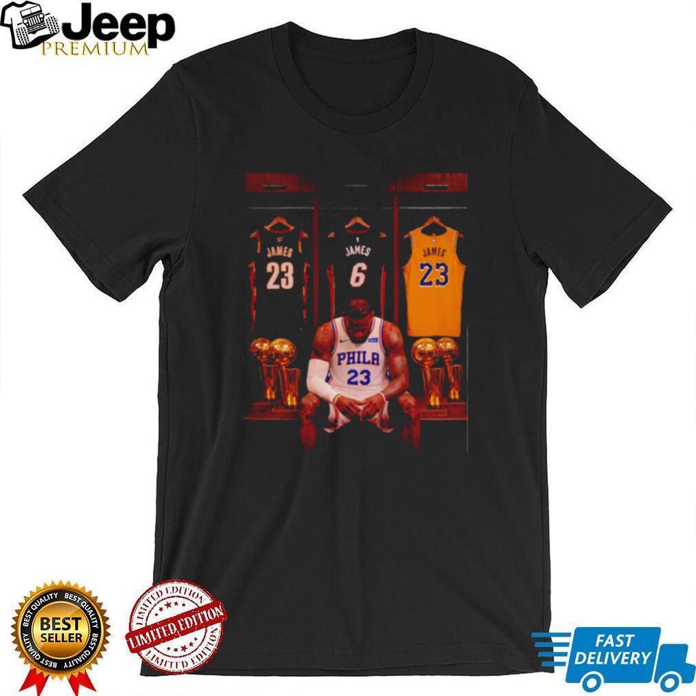 LeBron James Philadelphia 76ers Jersey Tribute shirt