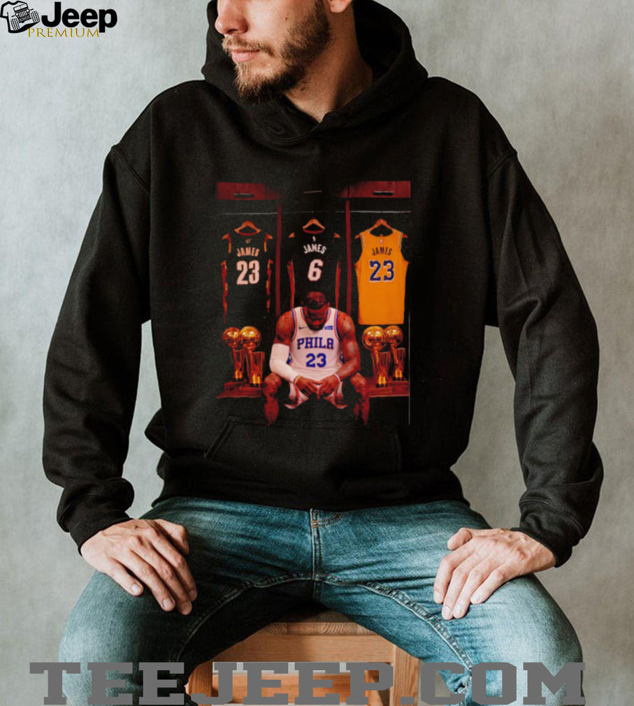 LeBron James Philadelphia 76ers Jersey Tribute shirt