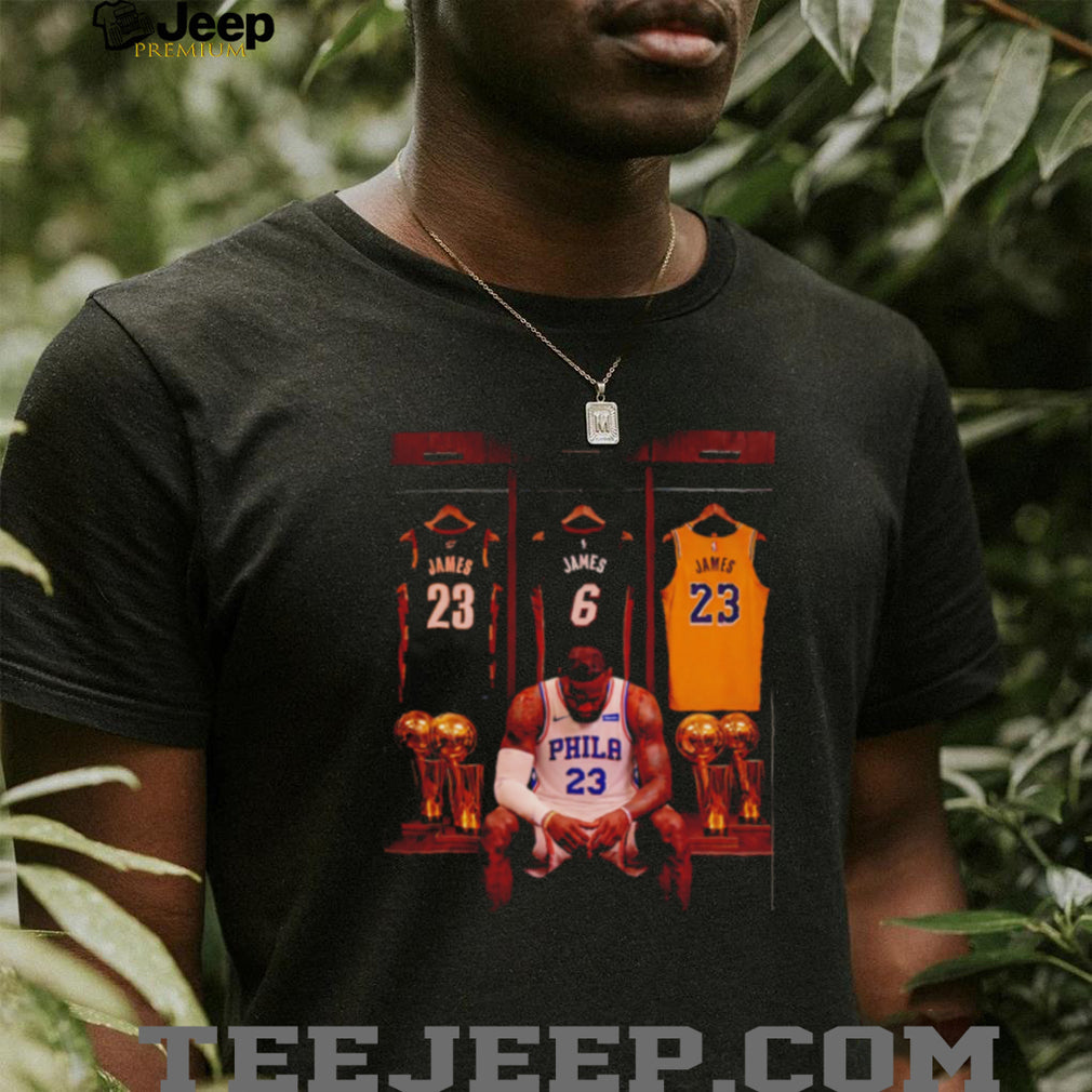 LeBron James Philadelphia 76ers Jersey Tribute shirt