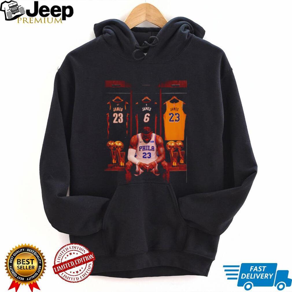 LeBron James Philadelphia 76ers Jersey Tribute shirt