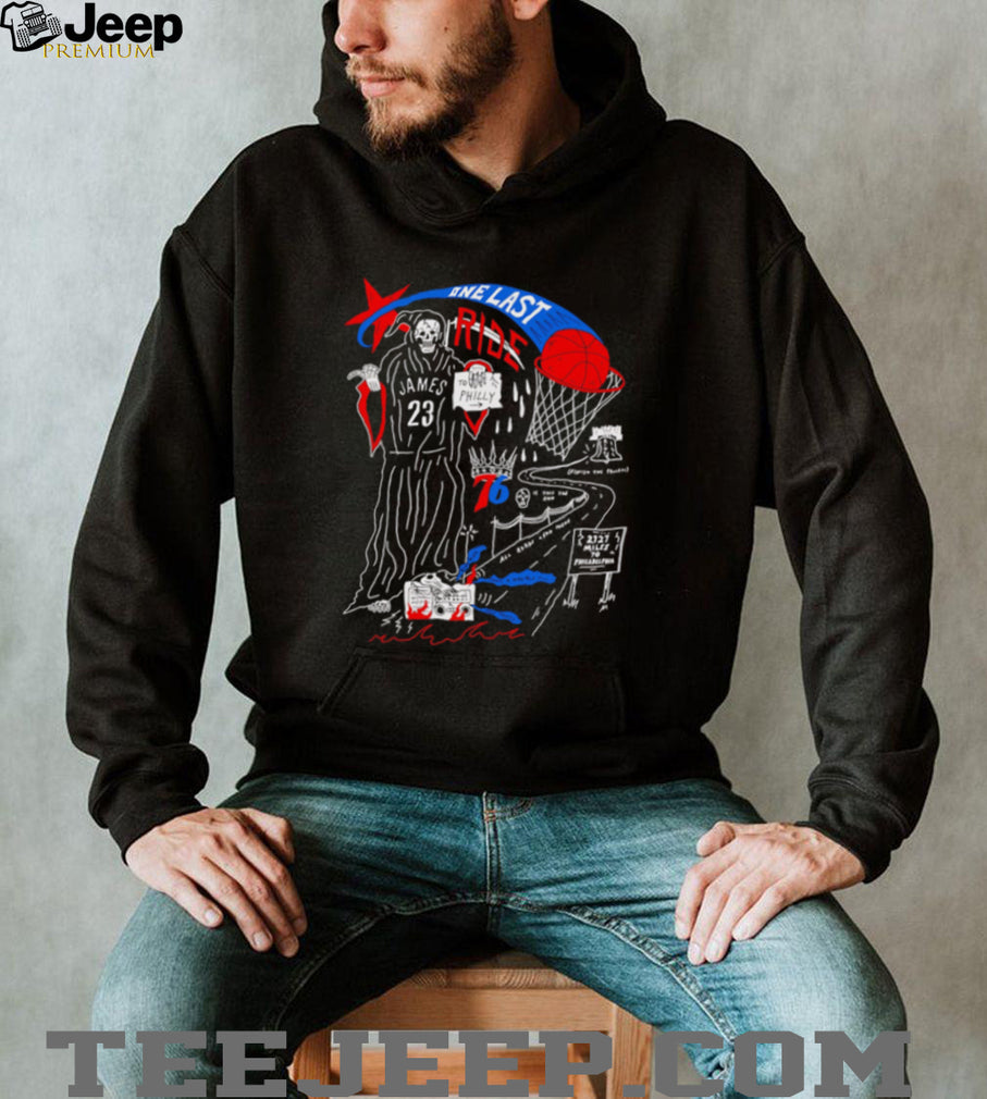 LeBron James Philadelphia 76ers One last ride for the shirt