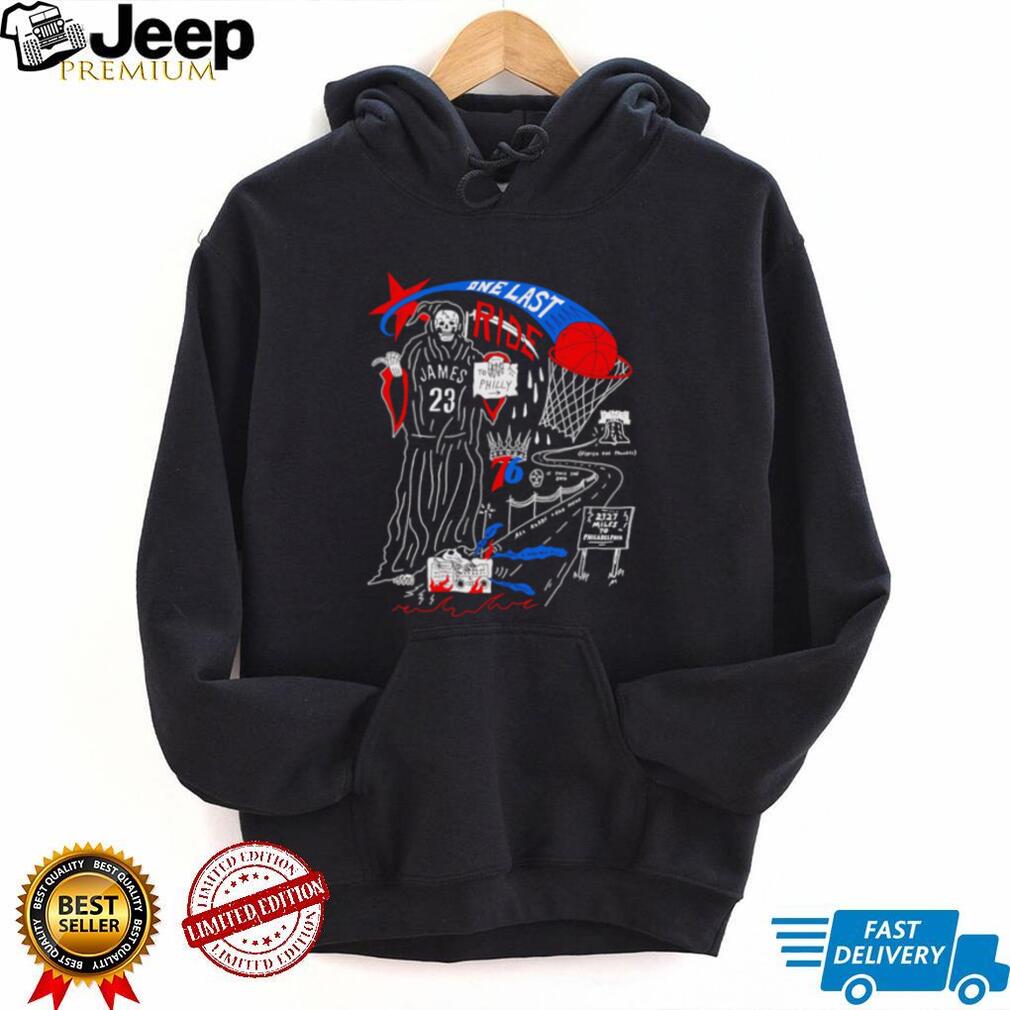 LeBron James Philadelphia 76ers One last ride for the shirt