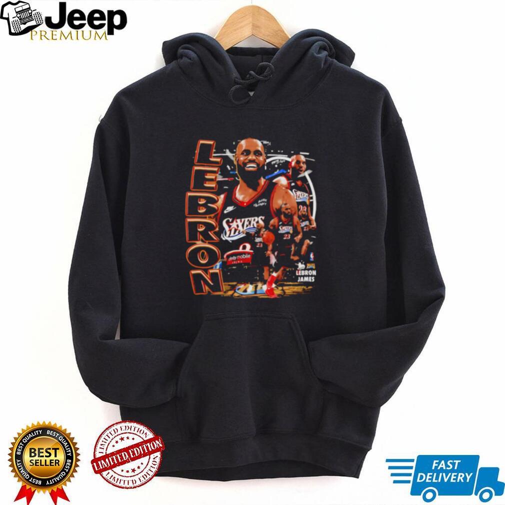 LeBron James Sixers Basketball graphic shirt