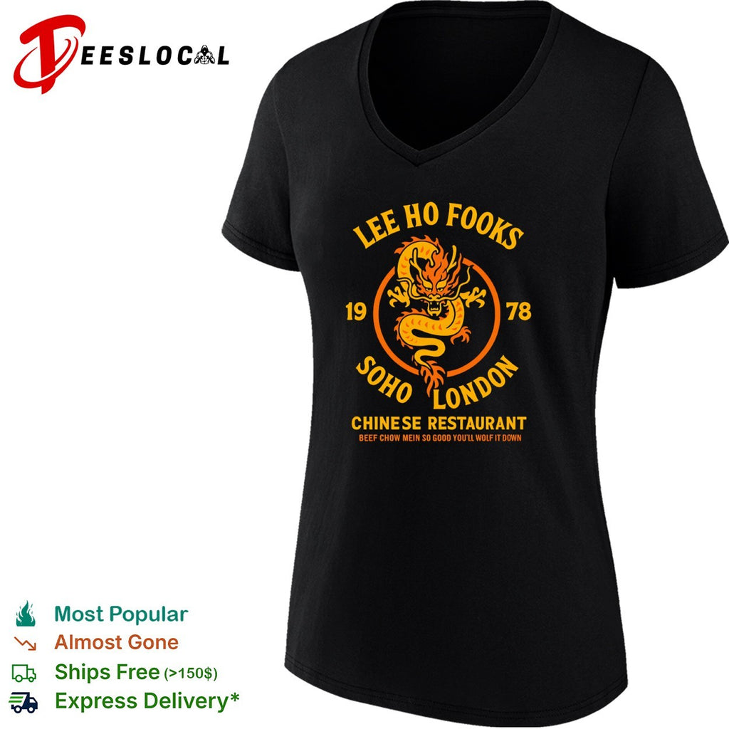 Lee Ho Fooks 1978 Soho London Chinese Restaurant Beef Chow Mein Wolf It Down shirt