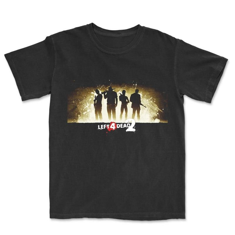 Left 4 Dead 2 Graphic Tee, L4D2 Shirt, Game Shirt, Gift T-shirt, Y2k, Unisex Cotton Top Menswear Womenwear Streetwear...
