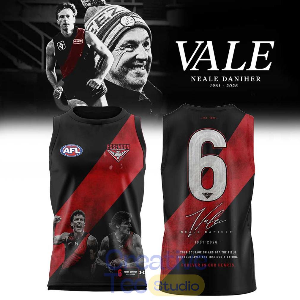 Legendary Essendon Bombers Fight MND Neale Daniher Special Jersey