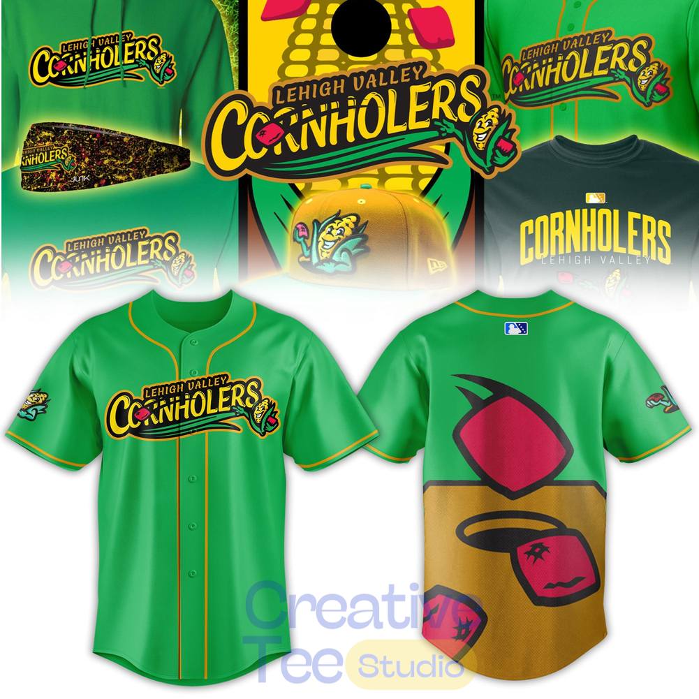 Lehigh Valley IronPigs Cornhole Baseball Jersey