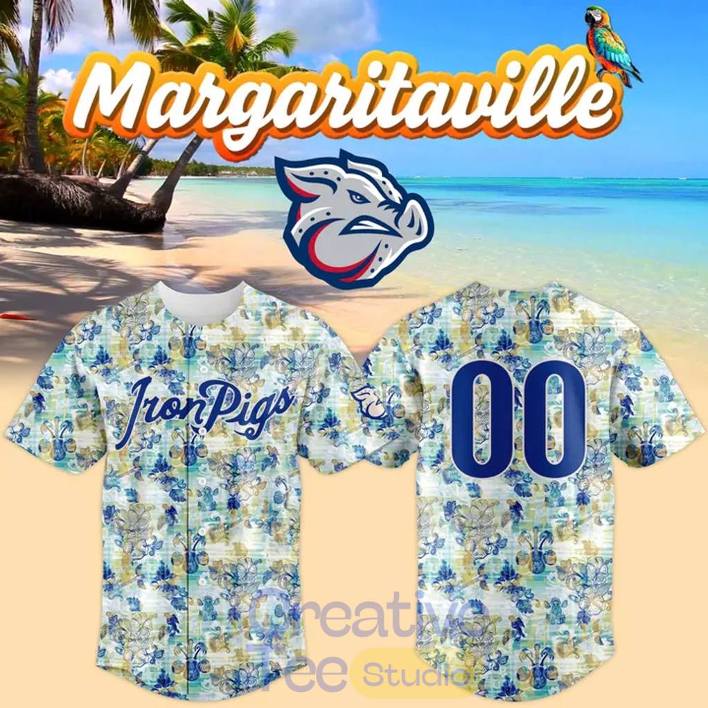 Lehigh Valley IronPigs Margaritaville Night Custom Baseball Jersey