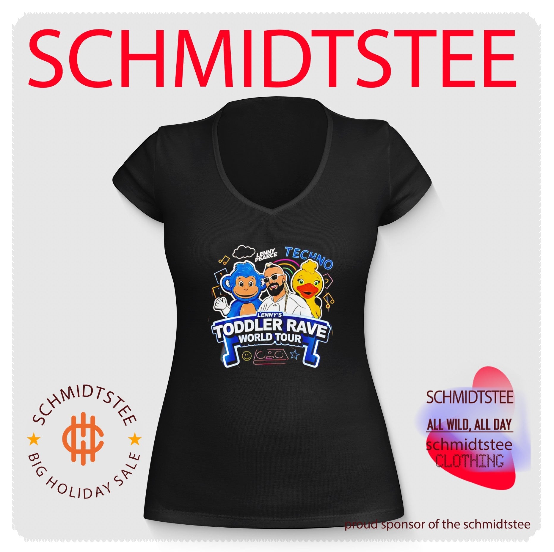 Lenny Pearce Toddler Rave World Tour 2026 shirt