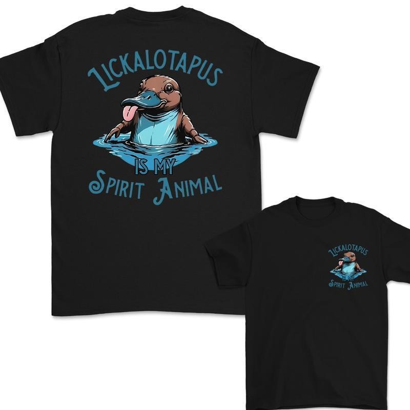 Lickalotapus Is My Spirit Animal Meme Funny Lickalotapus T-Shirt, Men's Funny T-Shirt Crewneck Menswear Hoodie, Sweatshirt