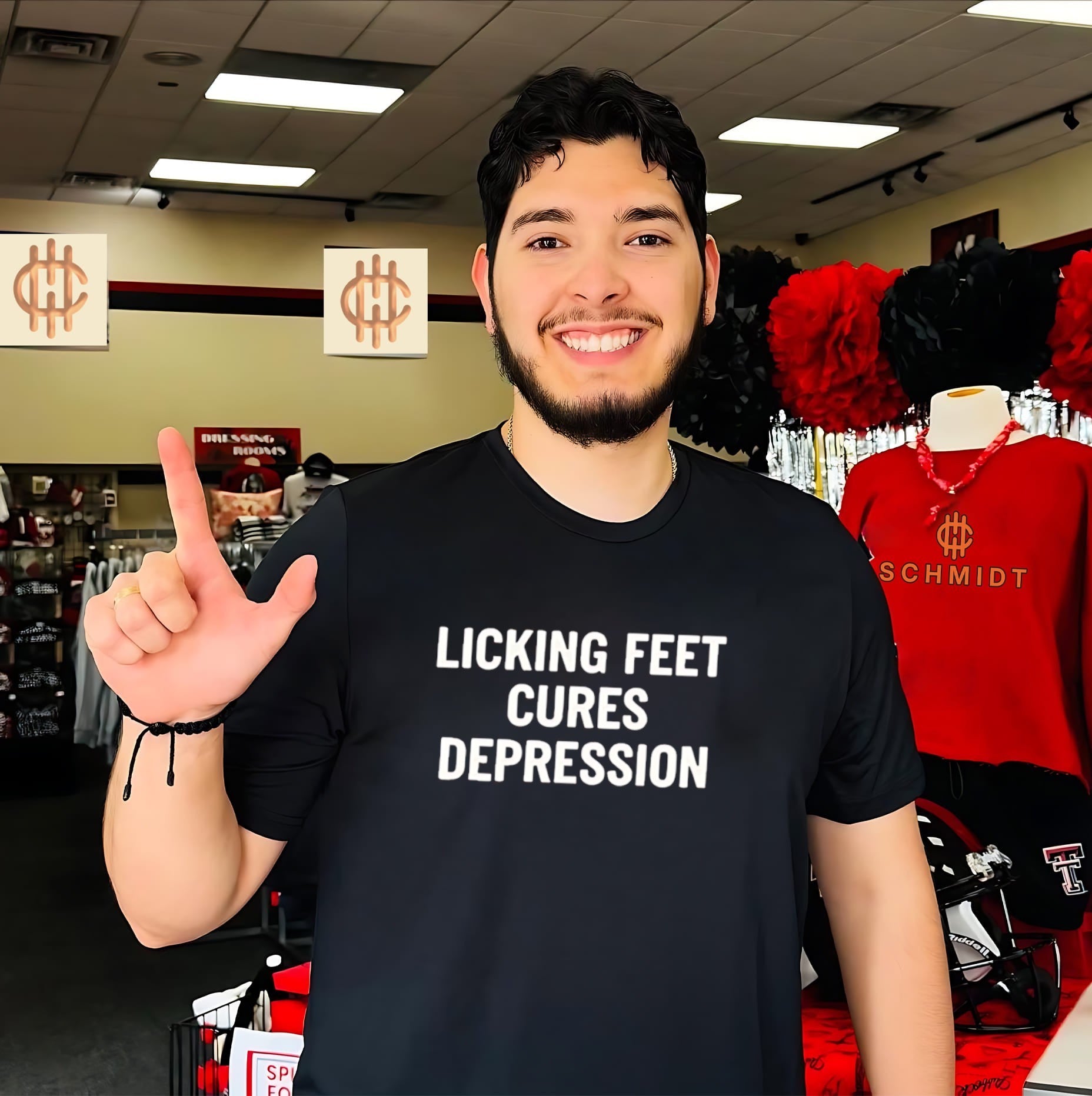Licking Feet Cures Depression shirt