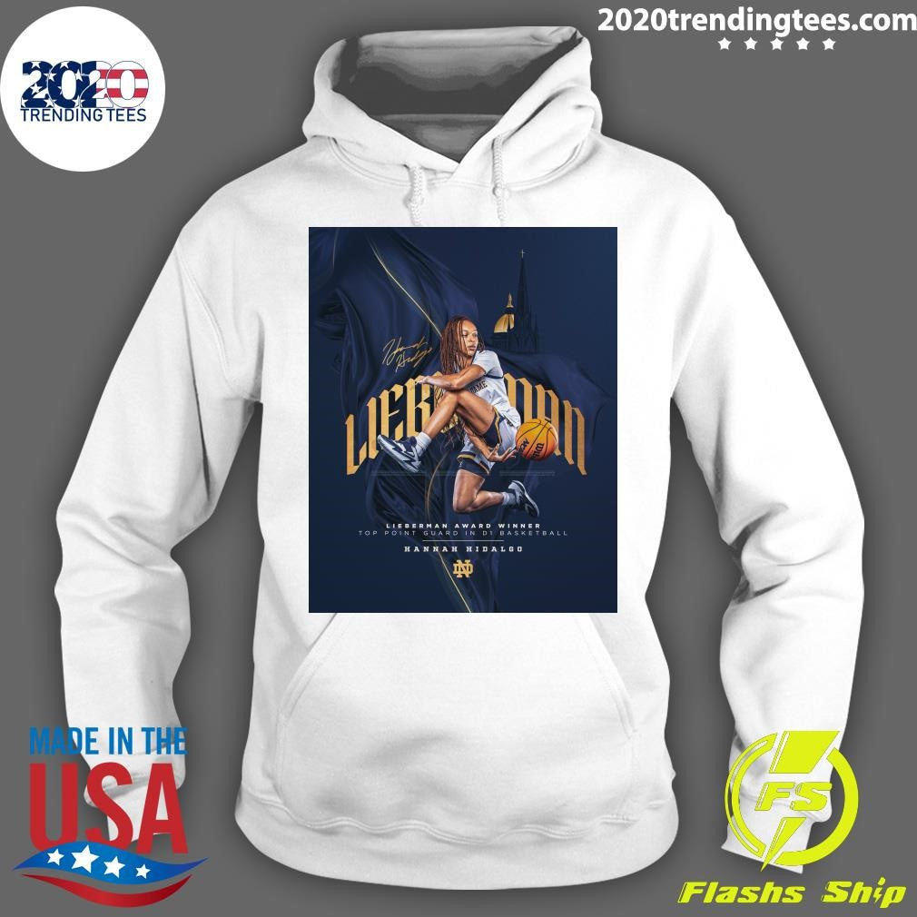 Lieberman Award Winner Top Point Guard In D1 Basketball Hannah Hidalgo Shirt