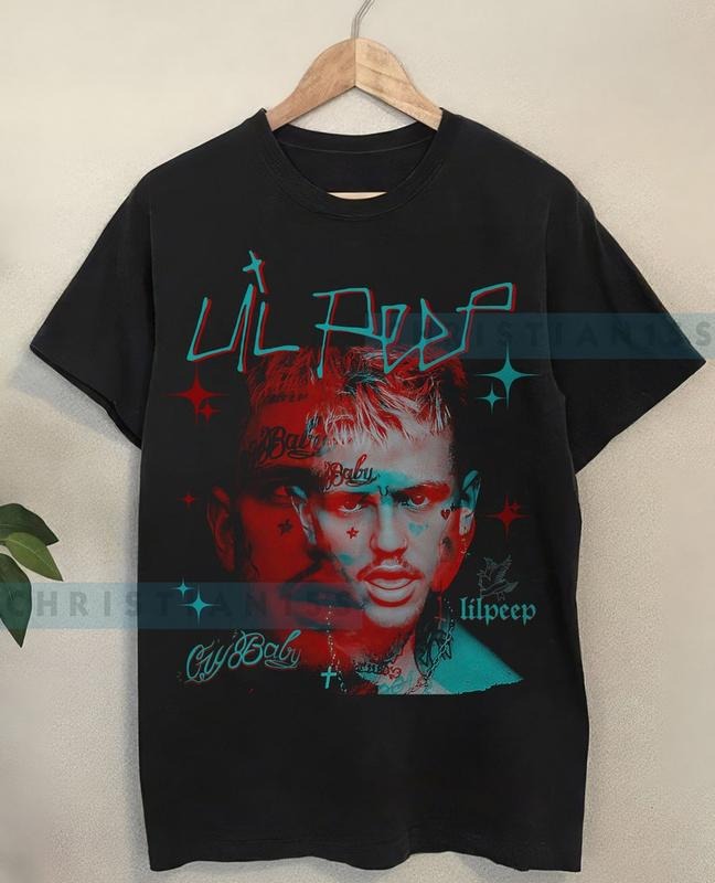 Lil Peep Shirt,Lil Peep Love will tear us , Lil Peep Rap Hip Hop Tee Shirt, Retro Lil Peep Fan Gift Shirt,Gift For Men...
