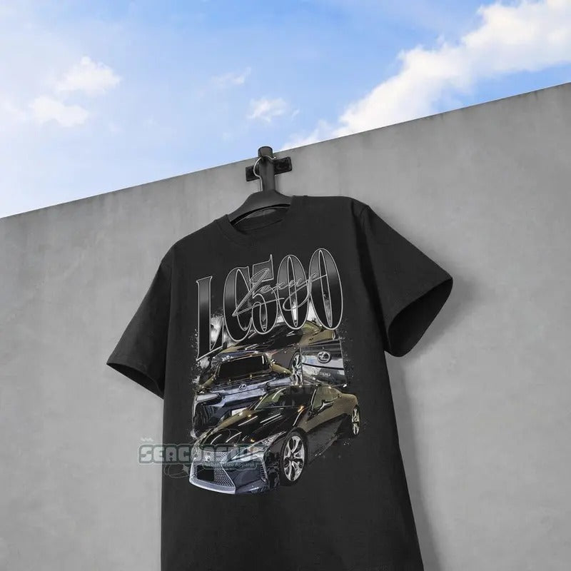 Limited Lexus LC500 Vintage T-Shirt, LC500 Graphic T-shirt, Retro 90's JDM Fans Homage T-shirt, Gift For Women and Men...