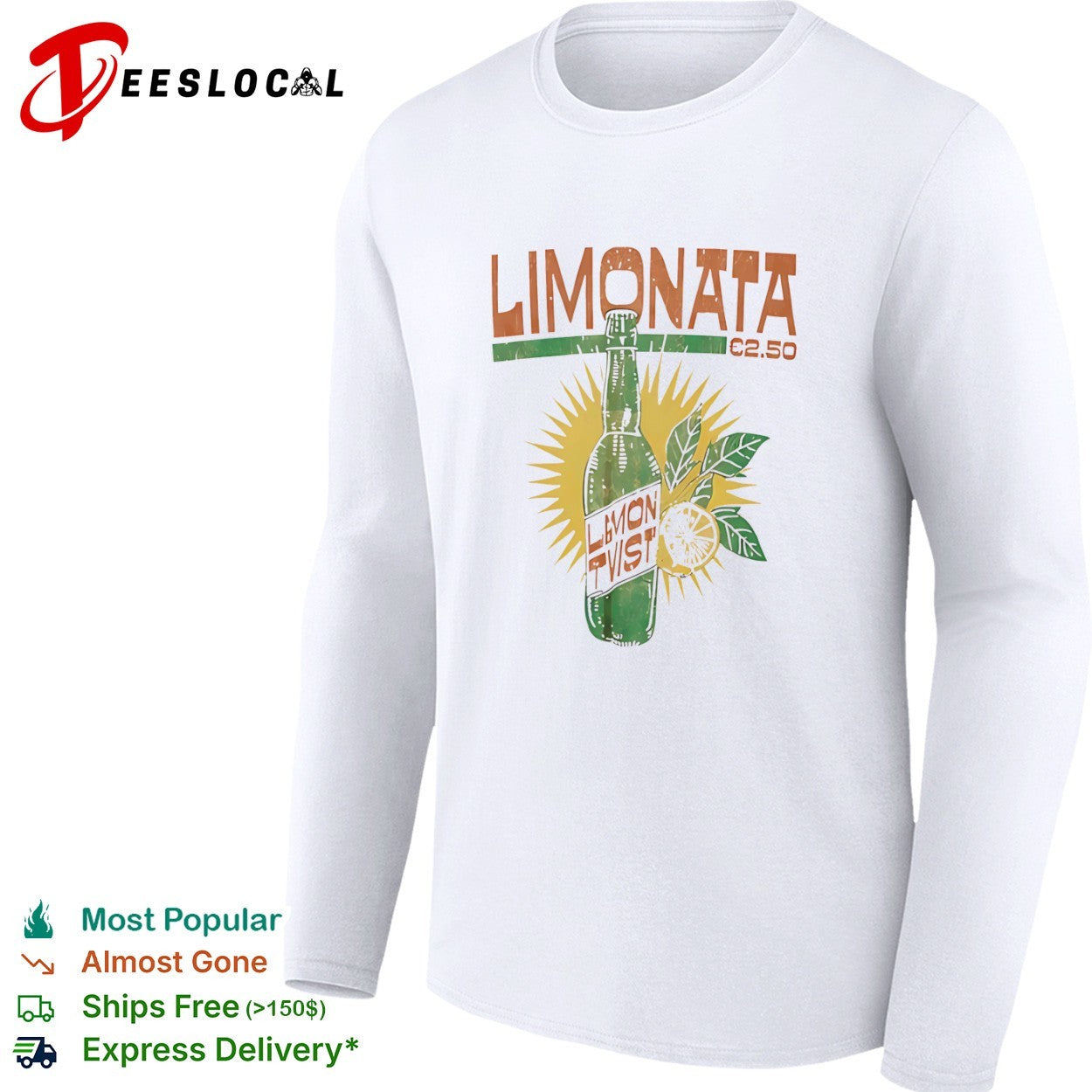 Limonata Lemon Twist vintage beverage bottle €2.50 shirt