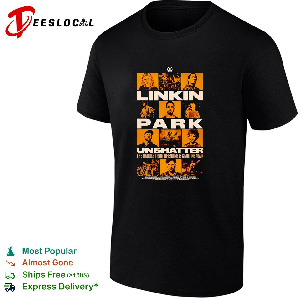 Linkin Park Unshatter The Hardest Part Of Ending Is Starting Again shirt
