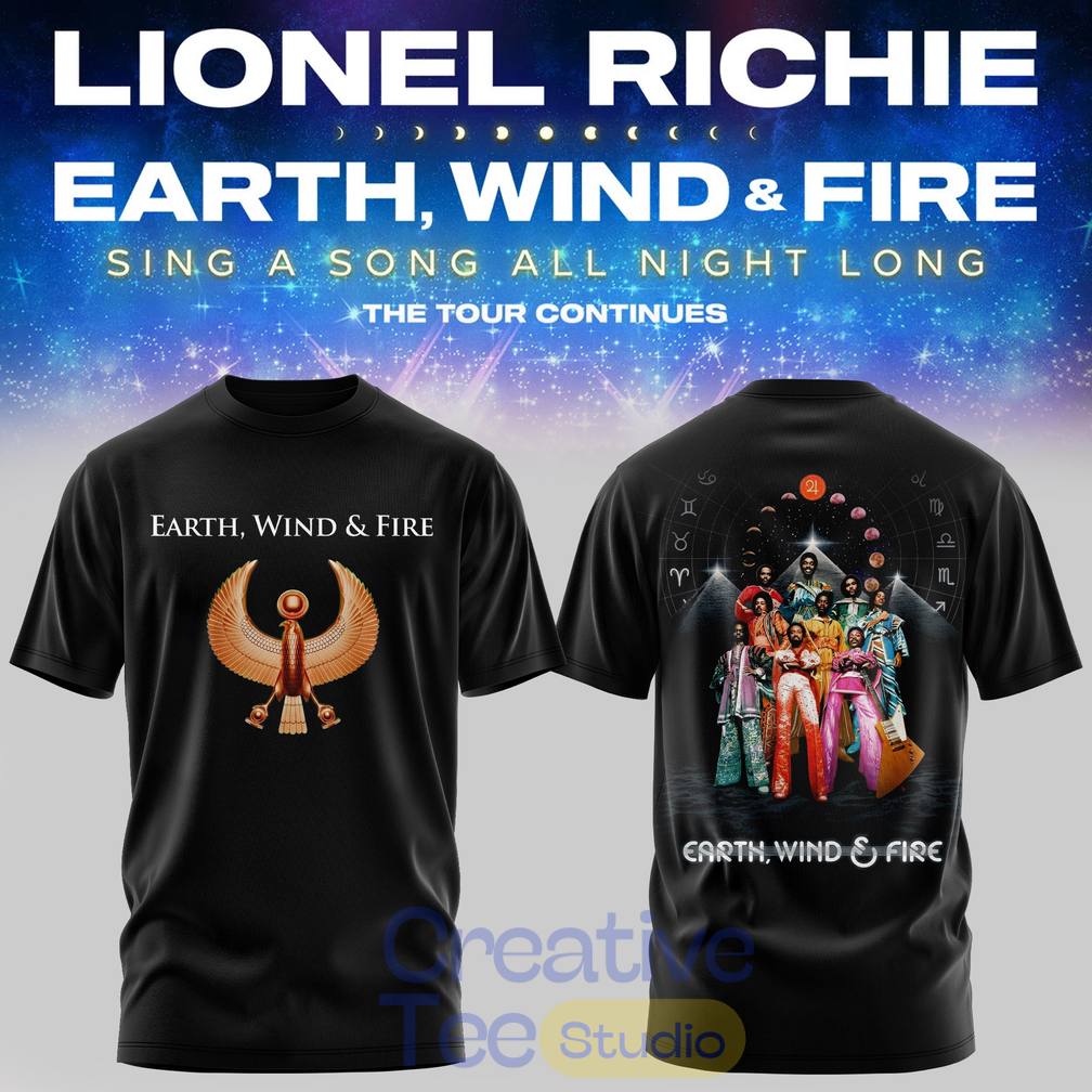 Lionel Richie Sing A Song All Night Long Tour 2026 T-Shirt
