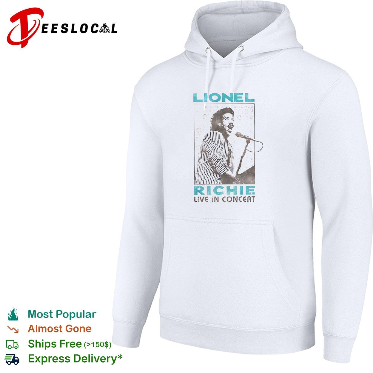 Lionel Richie live in concert vintage shirt