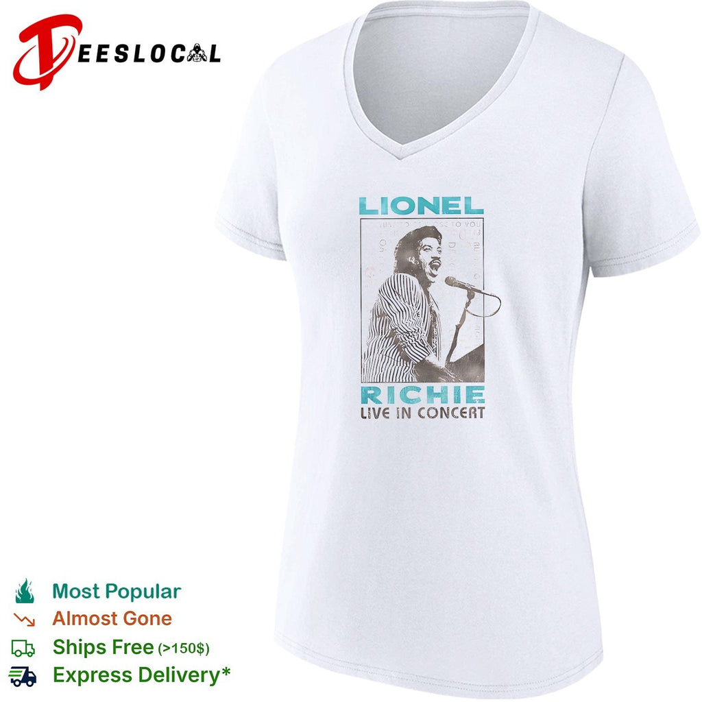 Lionel Richie live in concert vintage shirt