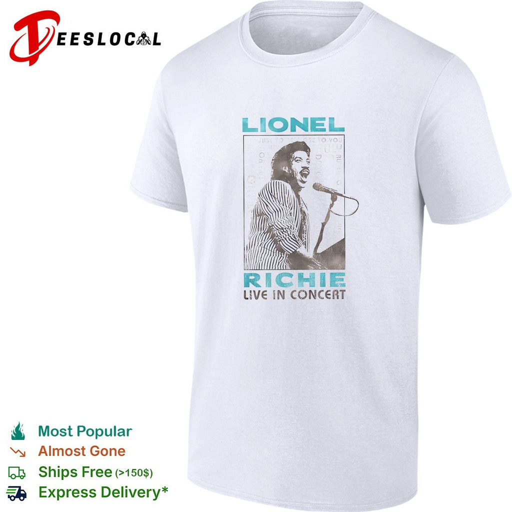 Lionel Richie live in concert vintage shirt