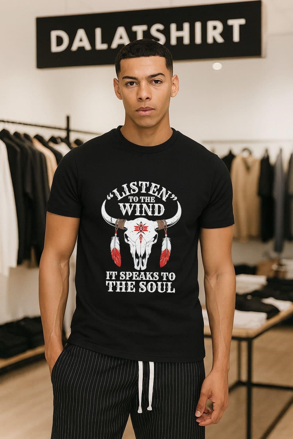 Listen to the wind it speaks to the soul shirt
