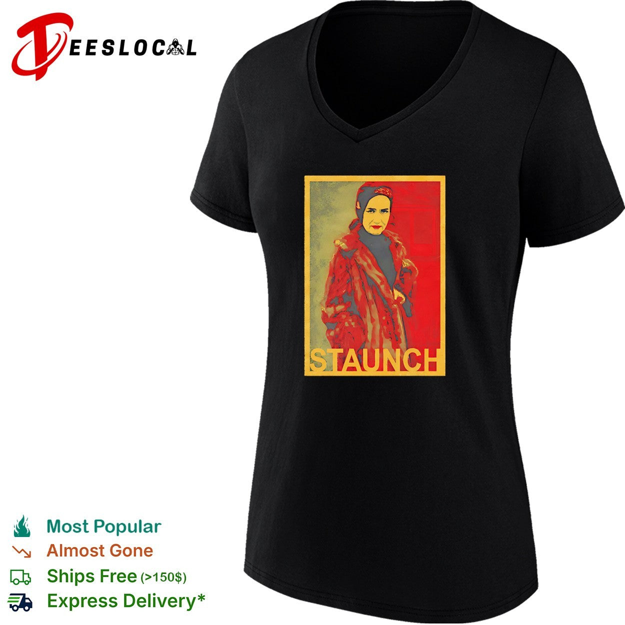Little Edie Beale Grey Gardens Staunch Portrait Shirt
