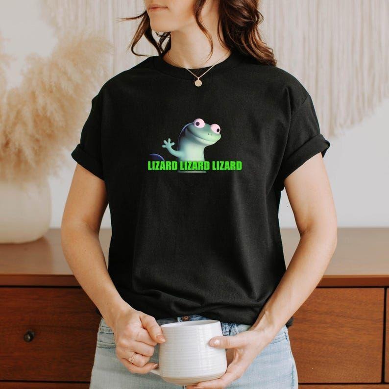 Lizard Lizard Lizard Meme Shirt | Unisex Lizard Shirt | Meme Lizard Sweatshirt Hoodie | PodTeesHub.com