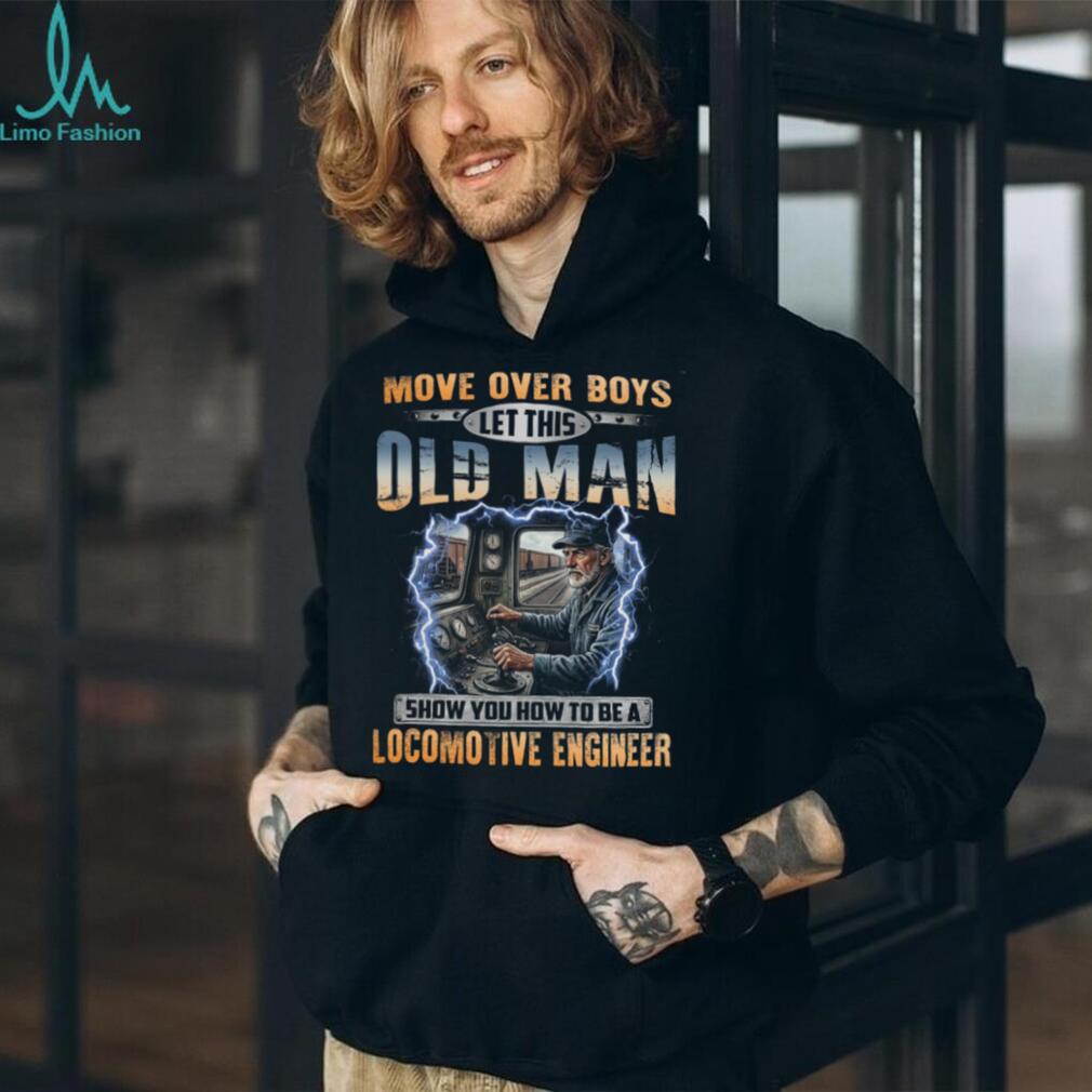 Locomotive Engineer Old Man Railway Train Shirt