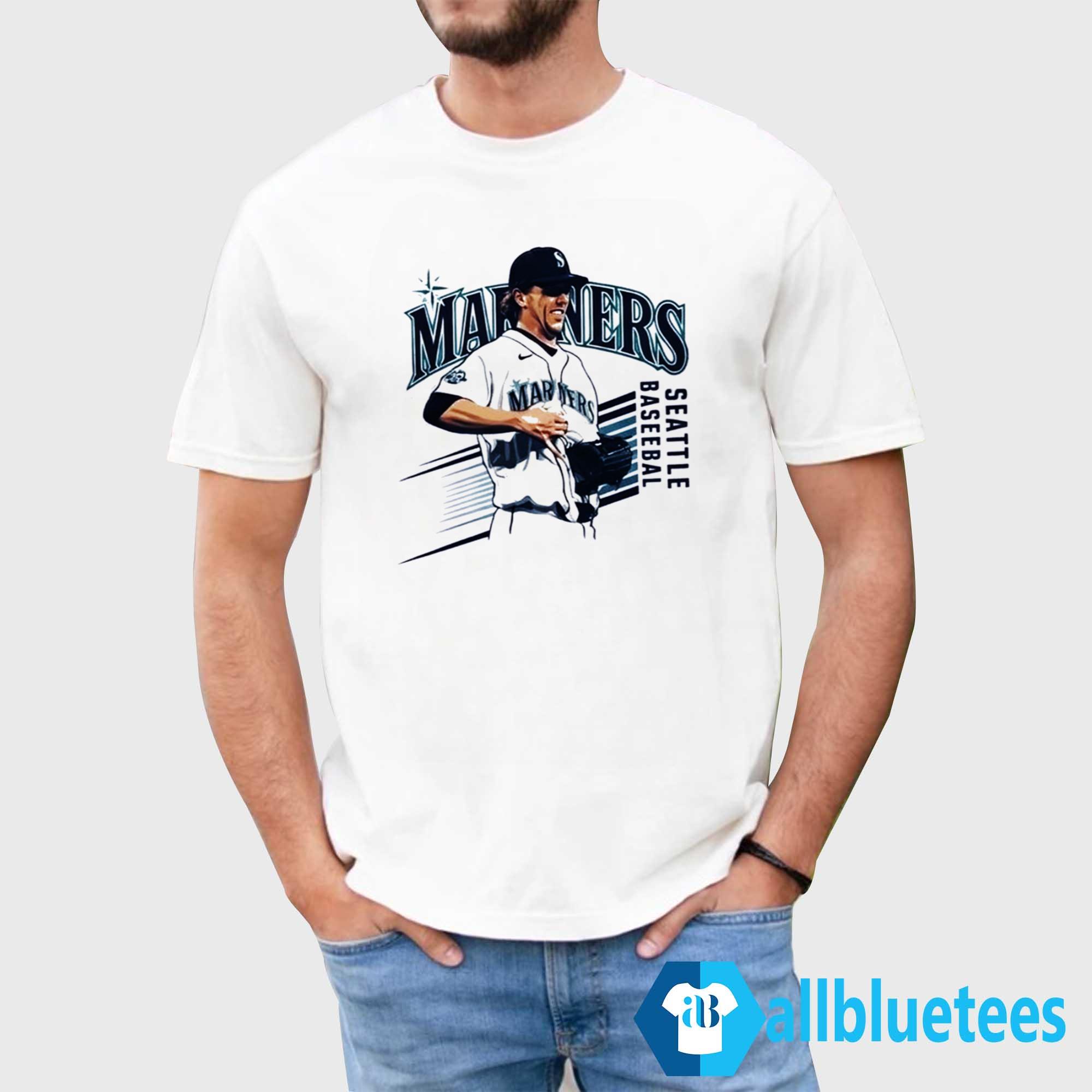 Logan Gilbert Mariners Baseball Pitcher Catches Ball Shirt