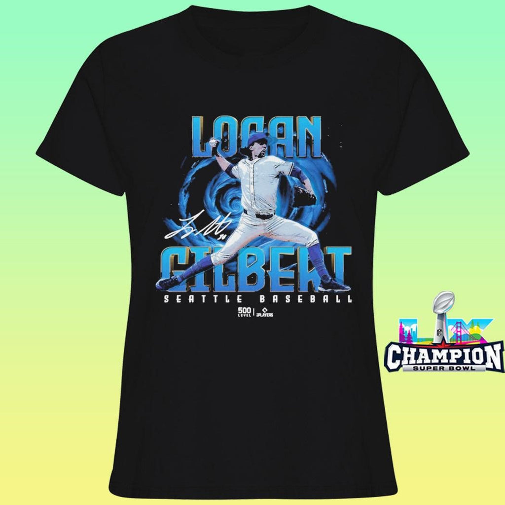 Logan Gilbert Seattle Baseball Signature Shirt