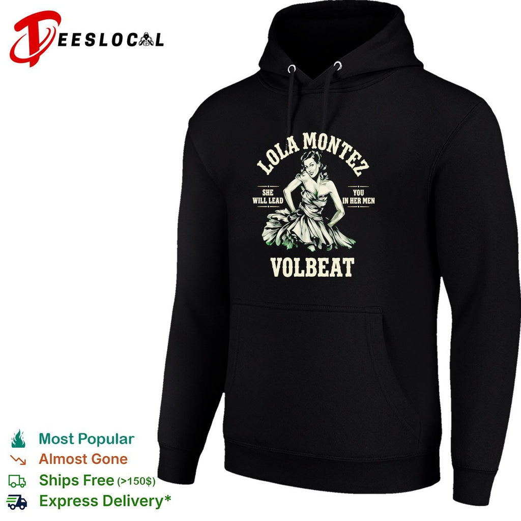 Lola Montez Volbeat pin up band shirt