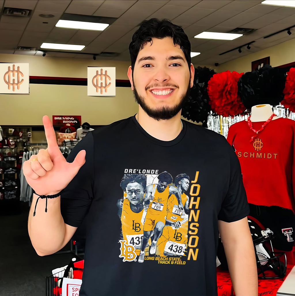 Long Beach State University Dre’londe Johnson vintage shirt