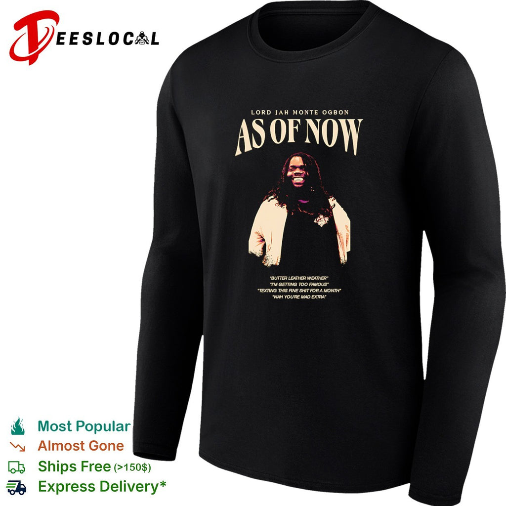 Lord Jah Monte Ogbon portrait as of now shirt