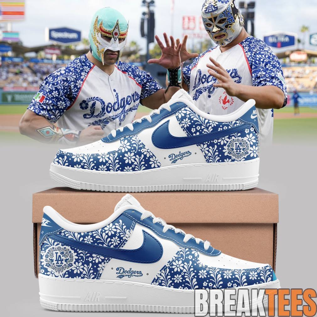 Los Angeles Dodgers Celebrating the Night of Mexican Heritage Air Force 1 Shoes