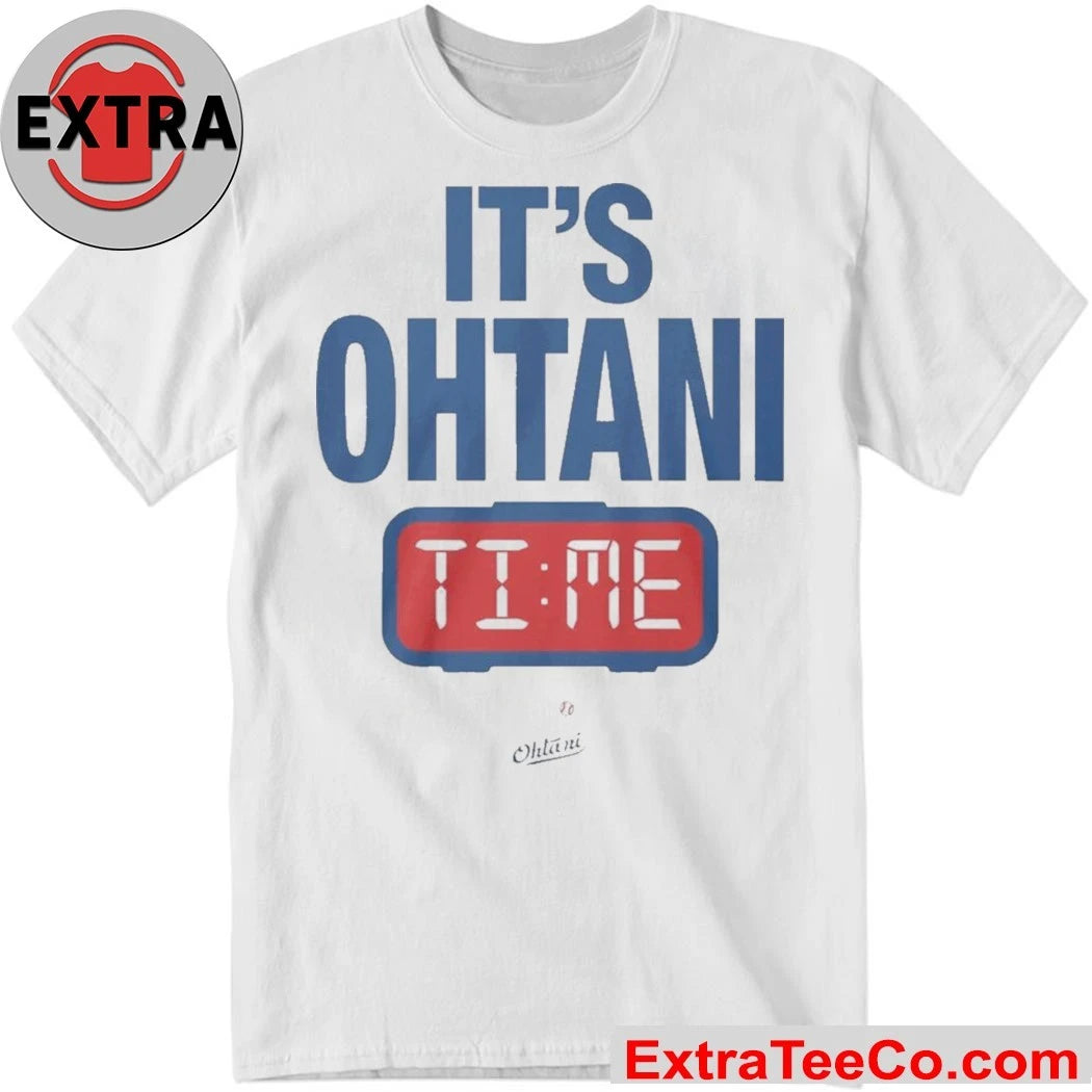 Los Angeles Dodgers It’s Ohtani Time Shohei Ohtani Fan Shirt