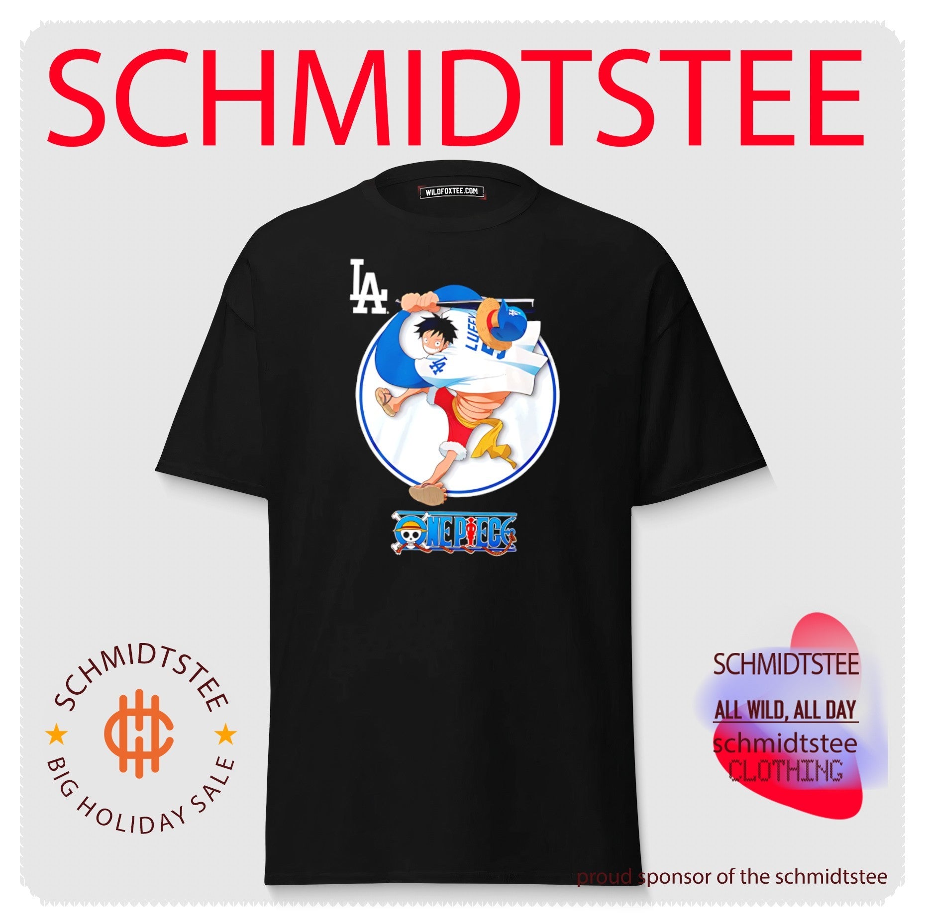 Los Angeles Dodgers featuring OnePiece illustration shirt