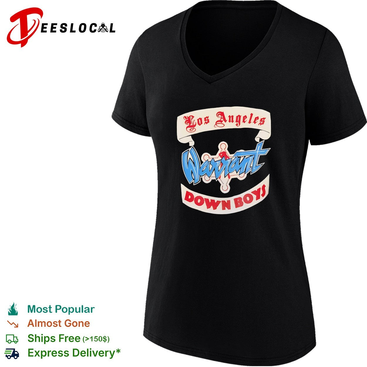 Los Angeles Warrant Down Boys shirt