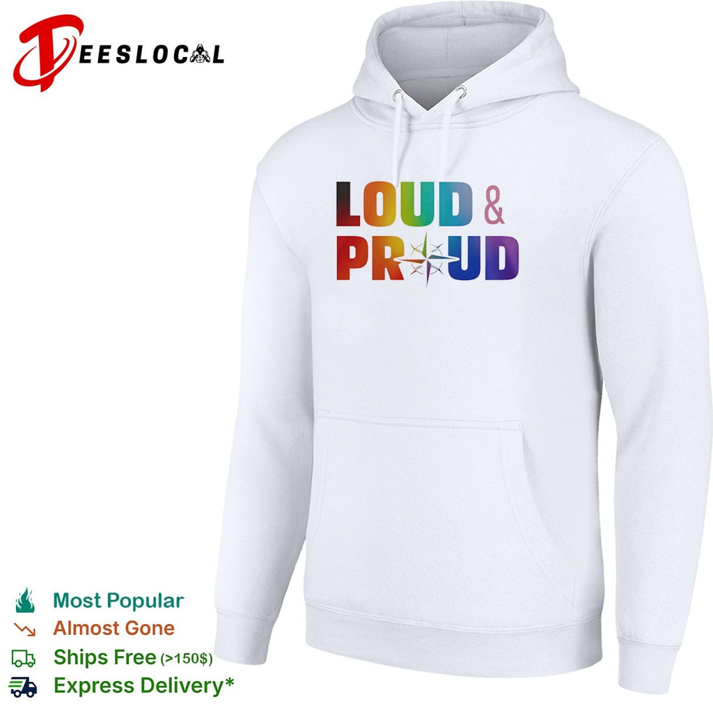 Loud and proud Seattle Mariners compass logo shirt