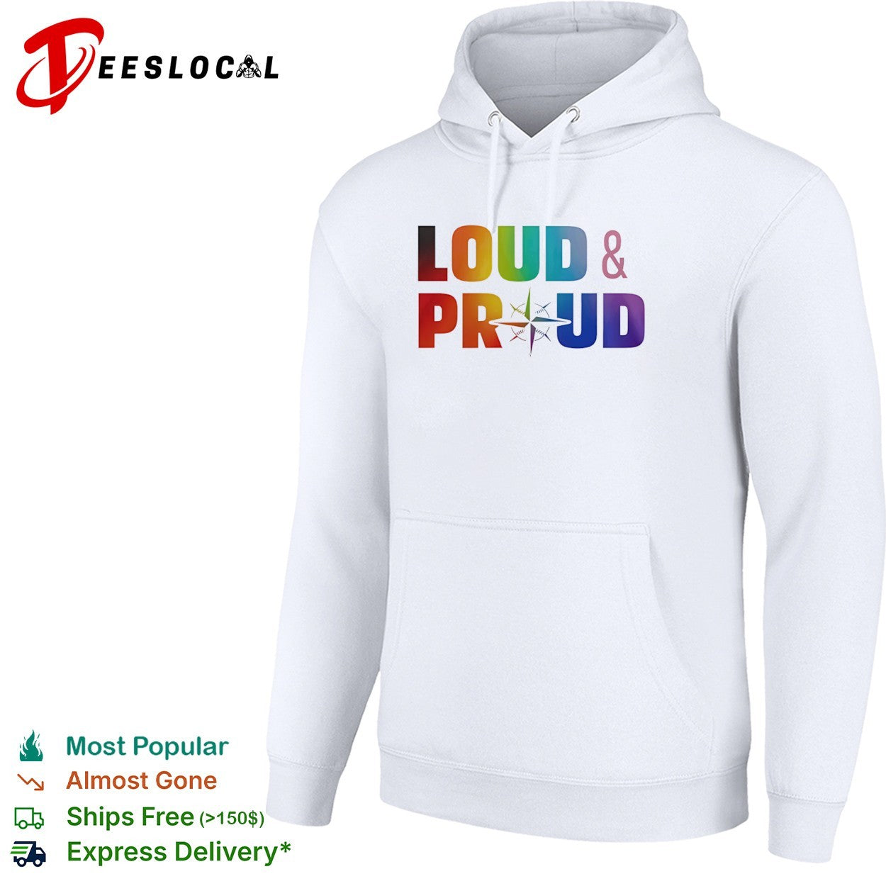 Loud and proud Seattle Mariners compass logo shirt