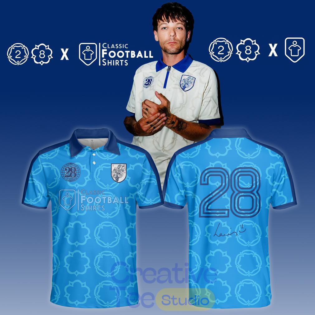 Louis Tomlinson x 28 Clothing Classic Football Shirts Jersey – Blue