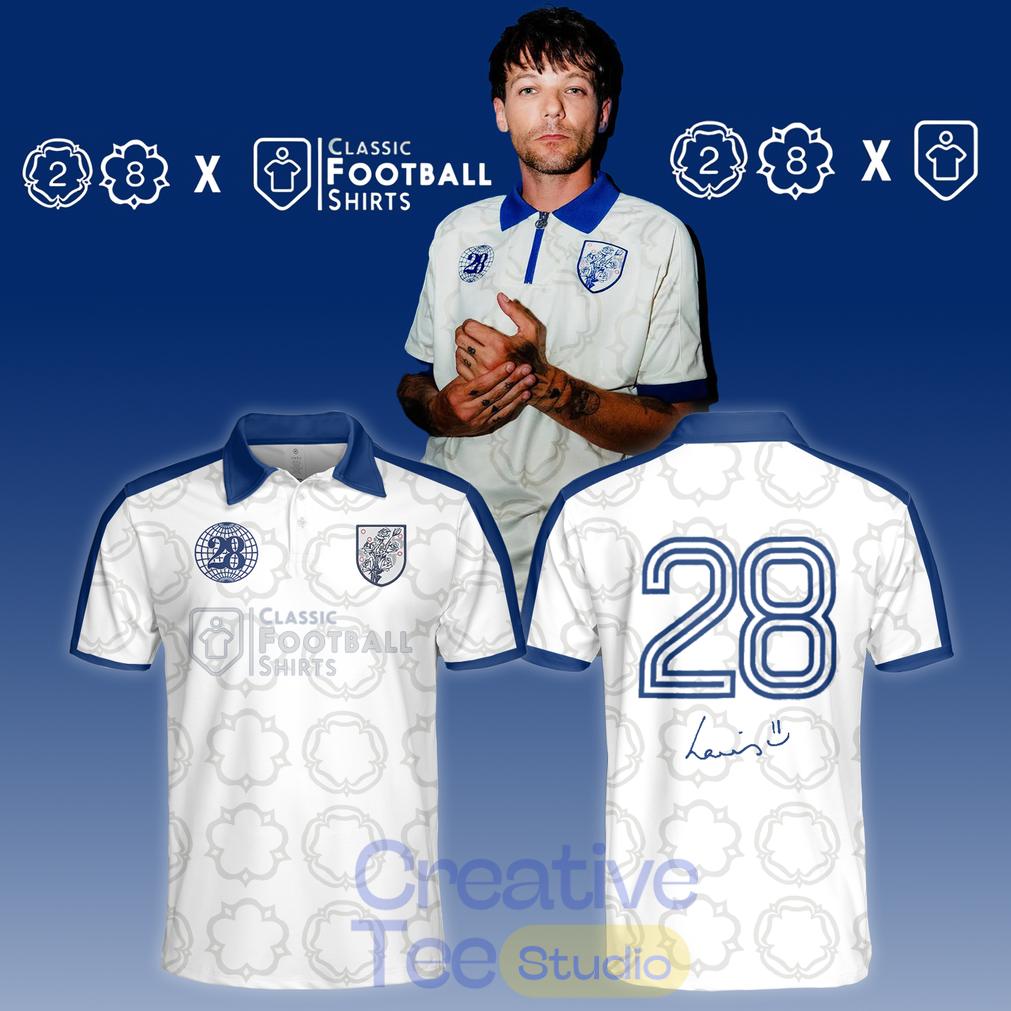 Louis Tomlinson x 28 Clothing Classic Football Shirts Jersey – White