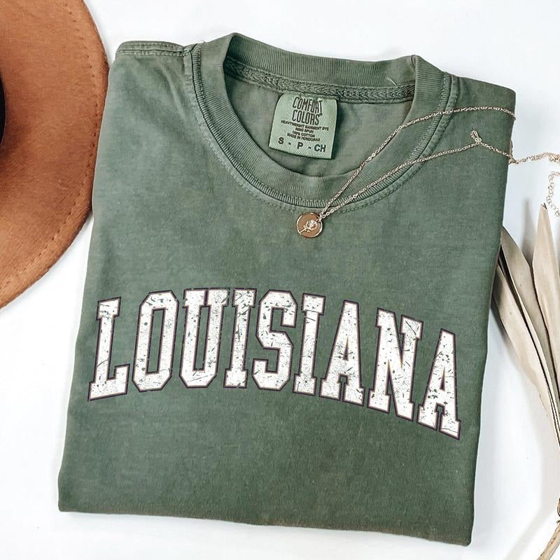 Louisiana, Football, Sports, Game Day, Big Game, Touchdown, Tailgate Party, University, College, State Tshirt, Women's...