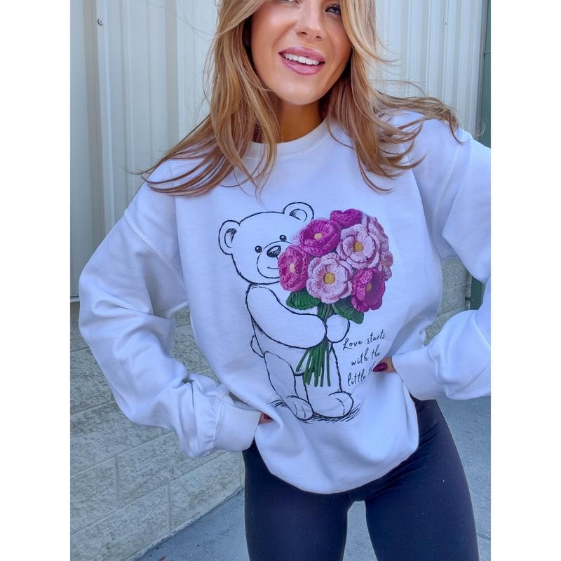 Love Starts Graphic Top T-Shirts, Hoodie, Sweatshirt | PodTeesHub.com