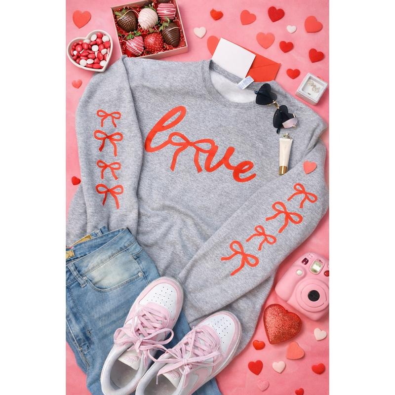 Lovely Bows Graphic Sweatshirt T-Shirts, Hoodie | PodTeesHub.com