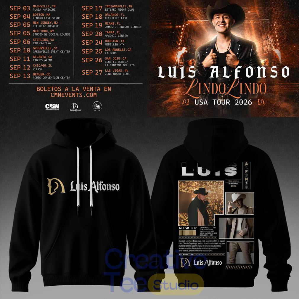 Luis Alfonso Lindo Lindo USA Tour 2026 Hoodie