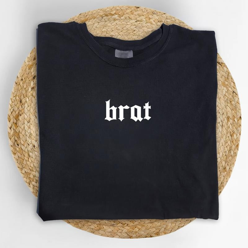 MAPTEES Brat Comfort Colors Shirt, Music Festival Graphic Tee, Cute But Psycho T-shirt, Independent Outfits, Unbothered...