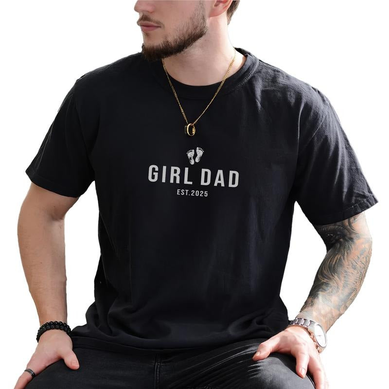 MAPTEES Girl Dad Graphic Tee, New Daddy T-shirt For Men, Dad of Girls Shirt, Father's Day Gifts, Daughter Gift Idea...