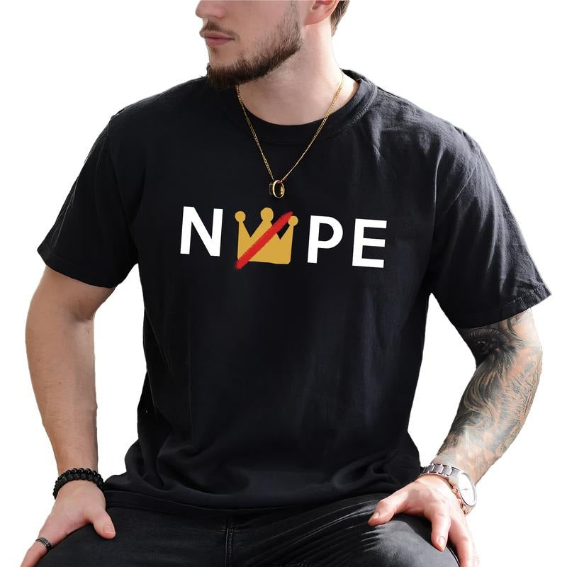 MAPTEES No Kings in America Graphic Tee, Rejecting Kings T-shirt For Men, 8647 Shirt, Nope Let's Go Taco Men Tee, Anti...