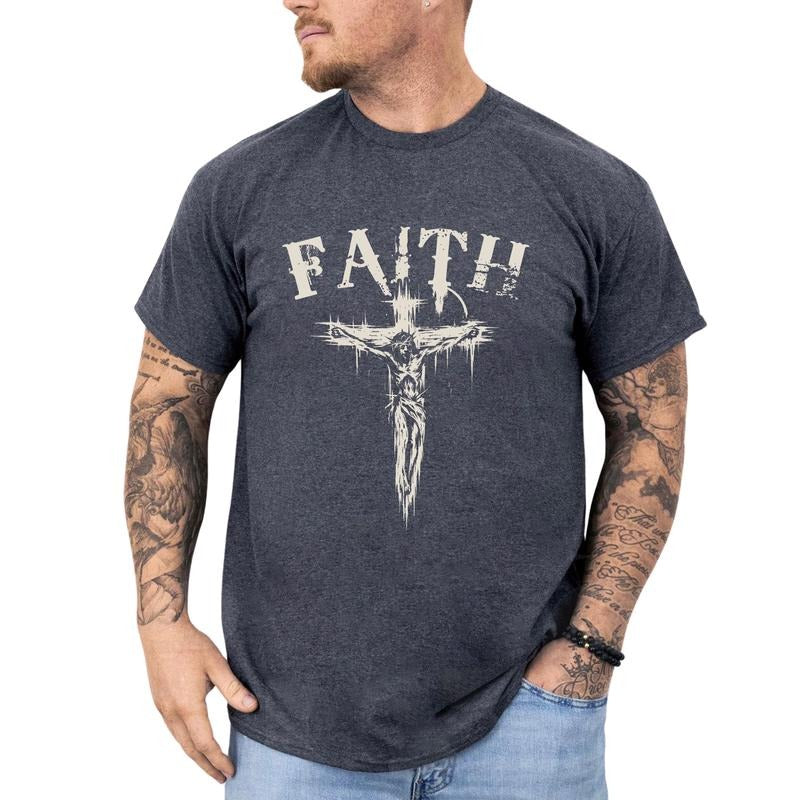 MAPTEES Retro Faith Based Graphic Tee, Jesus Lovers T-shirt For Men, Christian Shirt, The Lord Is My Shepherd Men Tee,...