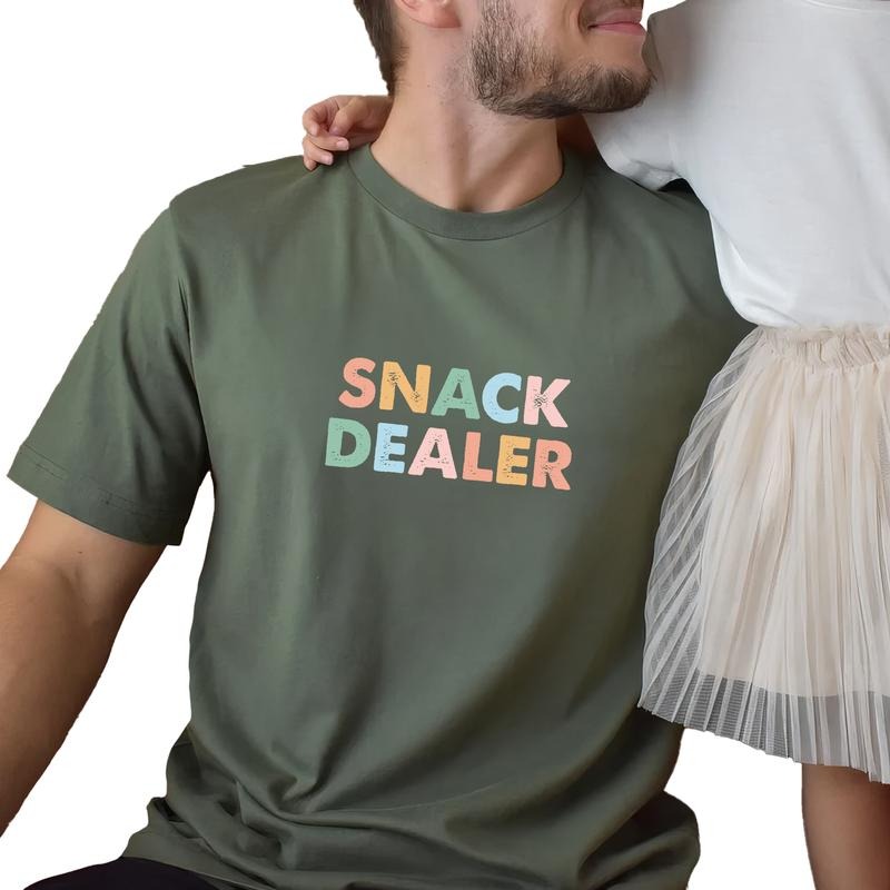 MAPTEES Snack Dealer Graphic Tee, Funny Dad T-shirt For Men, Funny Dad Life, Funny Gift For Husband, Father's Day Gift...